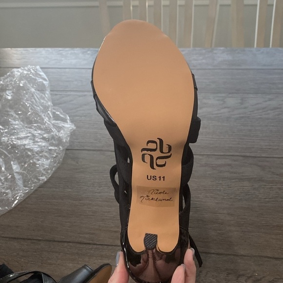 NWT BURJU Stay Strapped Open To Strappy Heeled Sandals | Size 11 - Picture 5 of 11